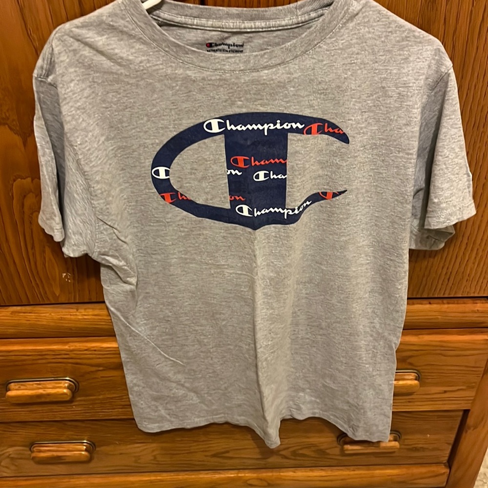 CHAMPION GRAY T-SHIRT